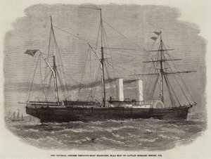 El barco de despacho imperial chino Keang-Soo, buque insignia del Capitán Sherard Osborn, CB